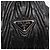 Borsa a mano PRADA in pelle nera argento BN1235 Auth am12716A Nero - vista 19