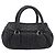 Borsa a mano PRADA in pelle nera argento BN1235 Auth am12716A Nero - vista 2