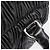 Borsa a mano PRADA in pelle nera argento BN1235 Auth am12716A Nero - vista 8