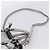 Bolso de Mano Miu Miu de Cuero 2way Silver Auth 167772M Plata - vista 16