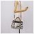 Bolso de Mano Miu Miu de Cuero 2way Silver Auth 167772M Plata - vista 27