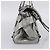 Bolso de Mano Miu Miu de Cuero 2way Silver Auth 167772M Plata - vista 3