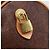 Borsa a Mano ETRO Paisley PVC Pelle Marrone Oro Auth 205356A D'oro - vista 18
