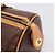 Borsa a Mano ETRO Paisley PVC Pelle Marrone Oro Auth 205356A D'oro - vista 19