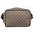 Borsa a Tracolla GUCCI GG Supreme PVC Beige Silver 114531 Auth 206613 Argento - vista 2