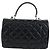Borsa CHANEL Matelasse Trendy CC in pelle d'agnello 2way Nero Oro CC Auth 206325SV D'oro - vista 2