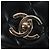 Borsa CHANEL Matelasse Trendy CC in pelle d'agnello 2way Nero Oro CC Auth 206325SV D'oro - vista 21