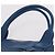 Saco Tote Miu Miu Couro Azul Ouro Auth 206248A Dourado - vista 15