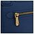 Saco Tote Miu Miu Couro Azul Ouro Auth 206248A Dourado - vista 20