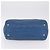 Saco Tote Miu Miu Couro Azul Ouro Auth 206248A Dourado - vista 8