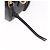 Borsa a tracolla GUCCI Snake in pelle nera e oro 453565 Auth ka6449V Nero - vista 21