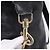 LOEWE Schultertasche aus Leder Schwarz Goldfarben Auth ka6432V - Ansicht 19