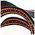 Borsa a mano ETRO Paisley Fringe Nylon 2way Bordeaux Silver Auth am12692V Argento Bordò - vista 14