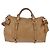 Bolsa de mão Miu Miu em couro 2way Bege Gold Auth 167657M Dourado - vista 2