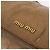 Bolsa de mão Miu Miu em couro 2way Bege Gold Auth 167657M Dourado - vista 23