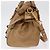 Bolsa de mão Miu Miu em couro 2way Bege Gold Auth 167657M Dourado - vista 5