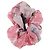 LOUIS VUITTON Minimalistisches Scrunchie-Set aus Seide Rosa M77692 LV Auth 206945A Pink - Ansicht 3