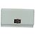 Portafoglio lungo FENDI Celeria in pelle verde argento Auth BA16079A - vista 13
