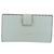 Portafoglio lungo FENDI Celeria in pelle verde argento Auth BA16079A - vista 2