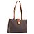 Céline CELINE Macadam Tote Bag PVC Brown Gold Tone Auth 206691 Braun