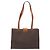 Céline CELINE Macadam Tote Bag PVC Brown Gold Tone Auth 206691 Braun - Ansicht 2