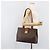 Céline CELINE Macadam Tote Bag PVC Brown Gold Tone Auth 206691 Braun - Ansicht 27