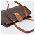Céline CELINE Macadam Tote Bag PVC Brown Gold Tone Auth 206691 Braun - Ansicht 6