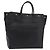 Autre Marque Saint Laurent Rive Gauche Tote Bag Leder Schwarz Silber 663970 Auth ka6437M