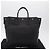 Autre Marque Saint Laurent Rive Gauche Tote Bag Leder Schwarz Silber 663970 Auth ka6437M - Ansicht 12