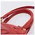 Miu Miu Hand Bag Leather 2way Red Gold Auth 205034V Golden - view 14