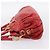 Miu Miu Hand Bag Leather 2way Red Gold Auth 205034V Golden - view 3