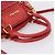 Miu Miu Hand Bag Leather 2way Red Gold Auth 205034V Golden - view 7