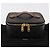 Céline CELINE Triomphe Vanity Pouch PVC Black Gold Auth 207214V Golden - view 12