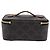 Céline CELINE Triomphe Vanity Pouch PVC Black Gold Auth 207214V Golden - view 2