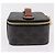 Céline CELINE Triomphe Vanity Pouch PVC Black Gold Auth 207214V Golden - view 4