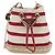 PRADA Chain Shoulder Pouch Canvas Red Gold Auth LN218M Golden - view 13