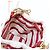 PRADA Chain Shoulder Pouch Canvas Red Gold Auth LN218M Golden - view 21
