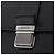 Borsa a tracolla Miu Miu Madras in pelle nera e argento Auth BA16113A Nero - vista 20