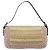 Borsa a tracolla FENDI Mamma Baguette perline Pink Silver Auth 204490SM Argento Rosa - vista 2