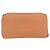 Cartera CHANEL Caviar Skin Orange Silver CC Auth 207480 Plata Naranja - vista 2