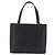Borsa a mano BURBERRY in pelle nera argento Auth 206782A Nero - vista 2