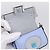 FENDI x FRGMT x POKEMON Nanobucket Chain Mini Dragon Leather Blue Auth 167751SM Argento Blu chiaro - vista 20