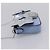 FENDI x FRGMT x POKEMON Nanobucket Chain Mini Dragon Leather Blue Auth 167751SM Argento Blu chiaro - vista 3
