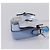 FENDI x FRGMT x POKEMON Nanobucket Chain Mini Dragon Leather Blue Auth 167751SM Argento Blu chiaro - vista 4