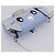 FENDI x FRGMT x POKEMON Nanobucket Chain Mini Dragon Leather Blue Auth 167751SM Argento Blu chiaro - vista 6