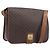 Céline Bolsa de Ombro CELINE Macadam Canvas PVC Leather Brown Gold Auth 207469 Marrom Dourado
