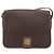Céline Bolsa de Ombro CELINE Macadam Canvas PVC Leather Brown Gold Auth 207469 Marrom Dourado - vista 13