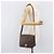 Céline Bolsa de Ombro CELINE Macadam Canvas PVC Leather Brown Gold Auth 207469 Marrom Dourado - vista 25
