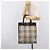 Sac à main BURBERRY Nova Check Canvas Beige Silver Auth 206837A Argenté - vue 22