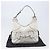 Borsa a tracolla GUCCI Sherry Line Horsebit in pelle Bianco Oro 247604 Auth LN087V - vista 12